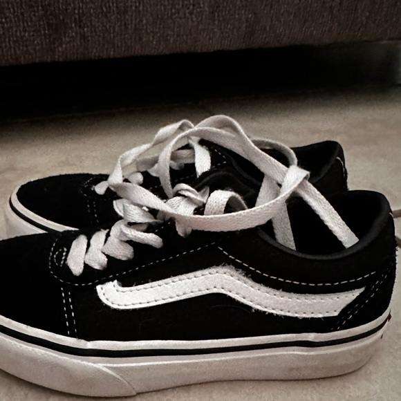 Vans Other - Boys black and white Vans size 12 youth